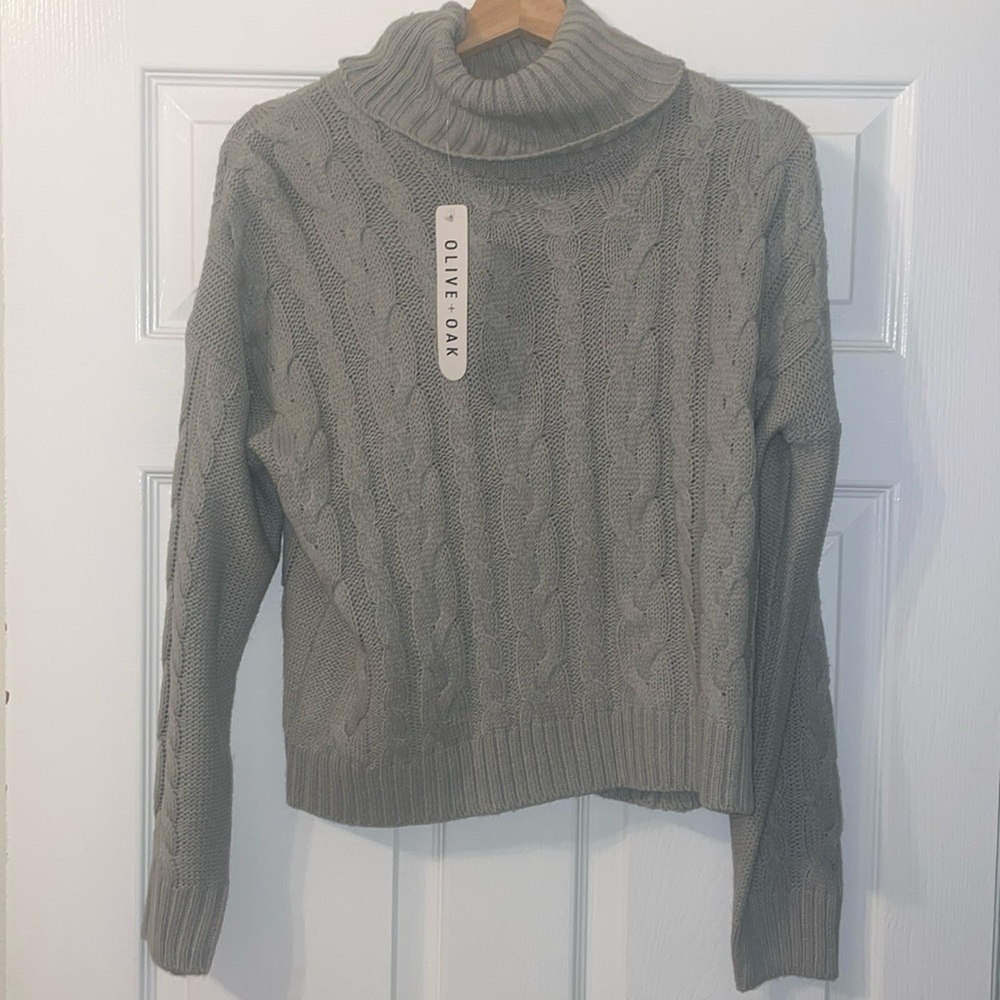 Olive and Oak turtleneck sweater size large